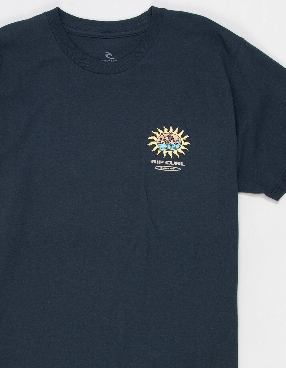 RIP CURL Surfing Skelly Mens Tee - NAVY Product Image