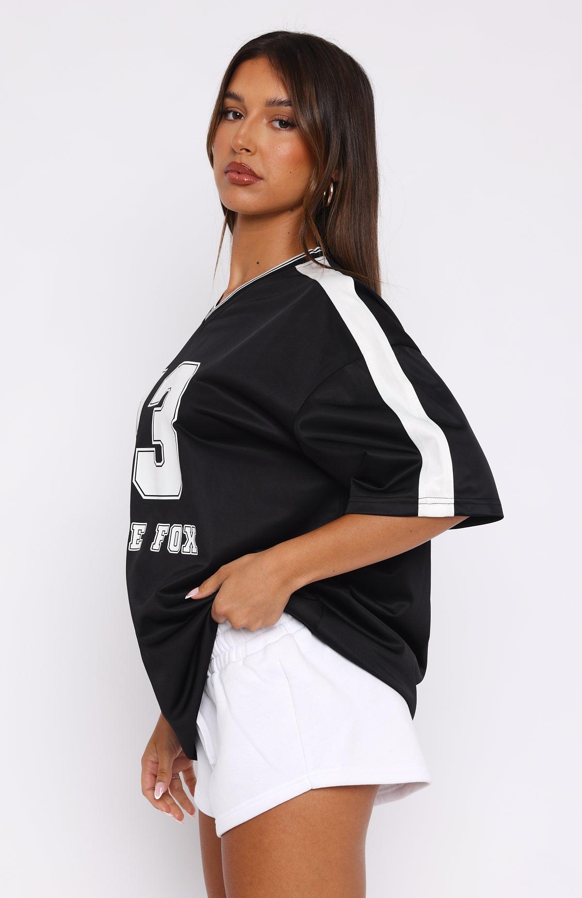 Go For The Shot Oversized Jersey Black Product Image