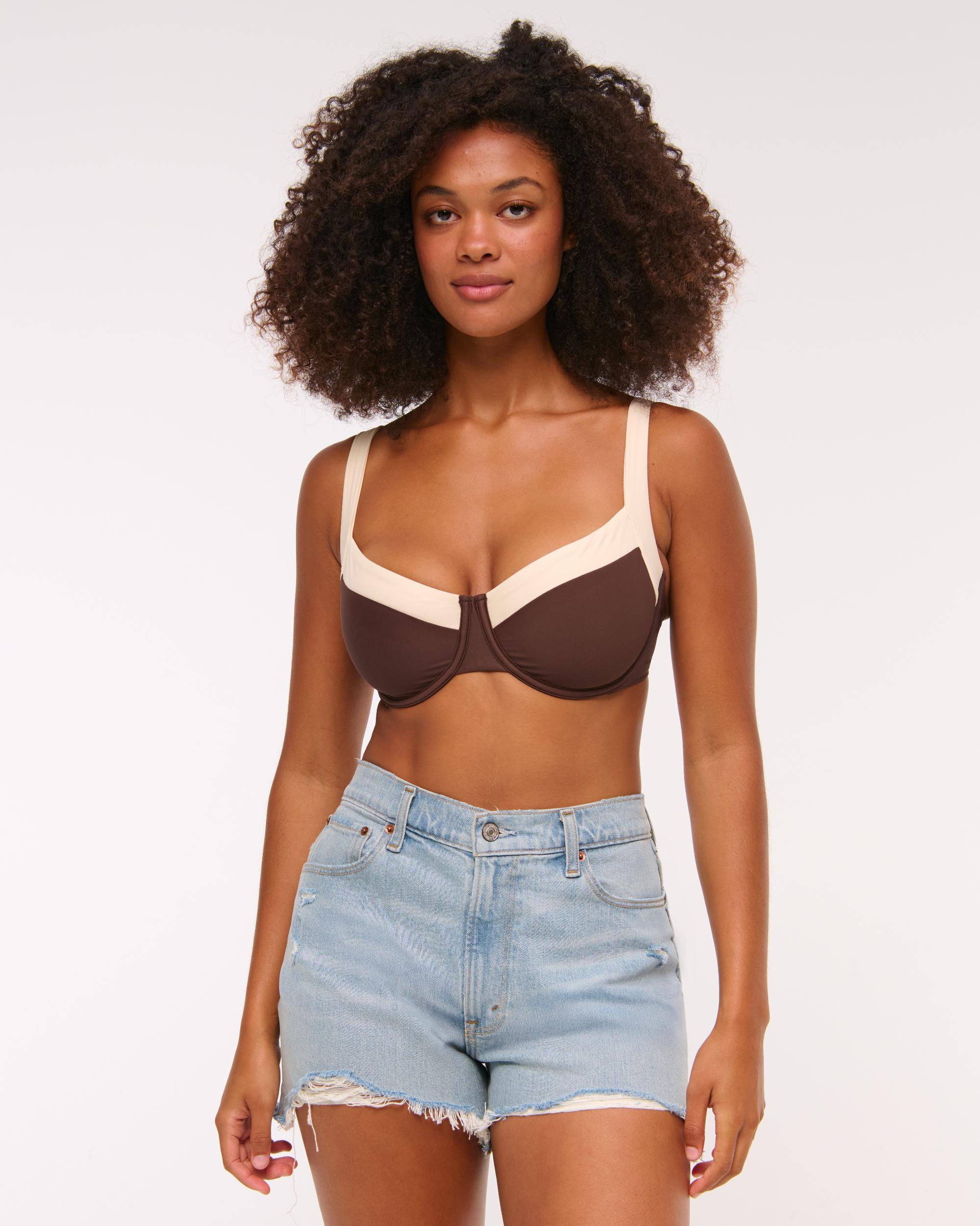 Curve Love Wide Strap Underwire Bikini Top Product Image
