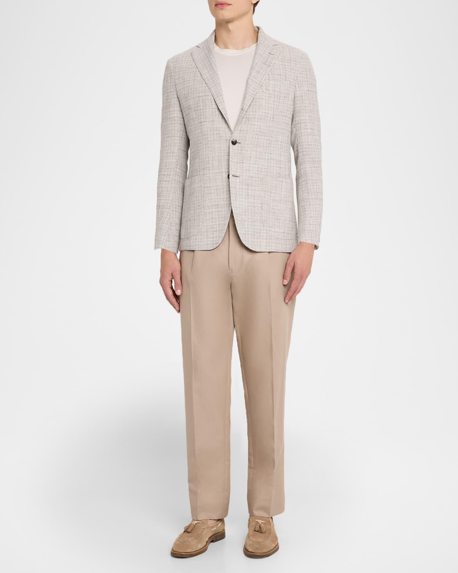 Men's Basketweave Single-Breasted Sport Coat Product Image