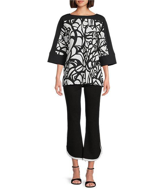 Slim Factor by Investments Boat Neck 3/4 Sleeve Dolman Top Product Image