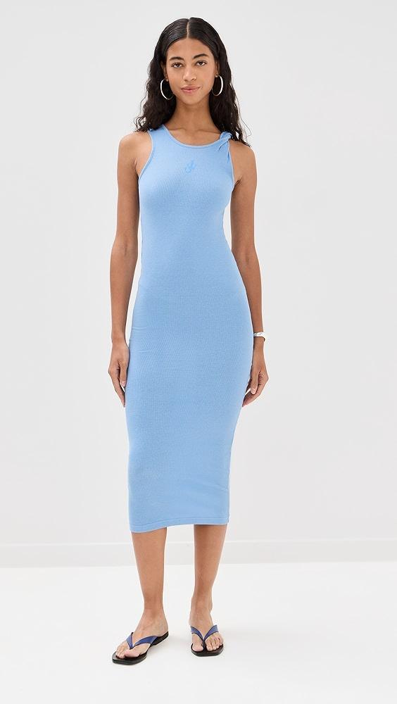 JW Anderson Anchor Embroidery Twisted Strap Dress | Shopbop Product Image