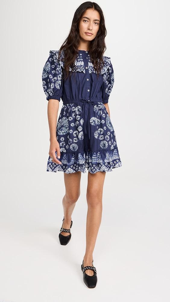 Sea Yana Tie Dye Puff Sleeve Dress | Shopbop Product Image