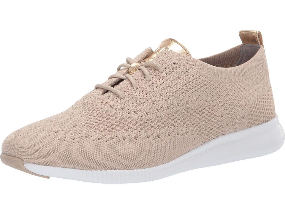 Cole Haan Womens 2.ZERGRAND Wingtip Oxford Shoes - Beige Size 8 Product Image