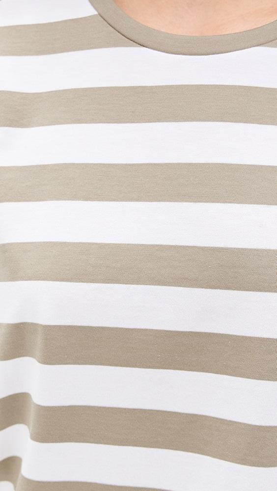 Theory Boxy Crew Ms.Wide Striped Tee | Shopbop Product Image