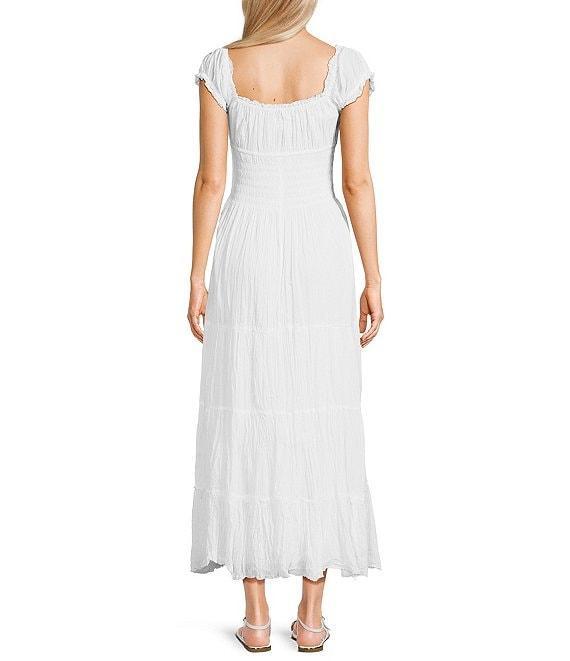 BDG Urban Outfitters Sienna Cap Sleeve Long Dress Product Image