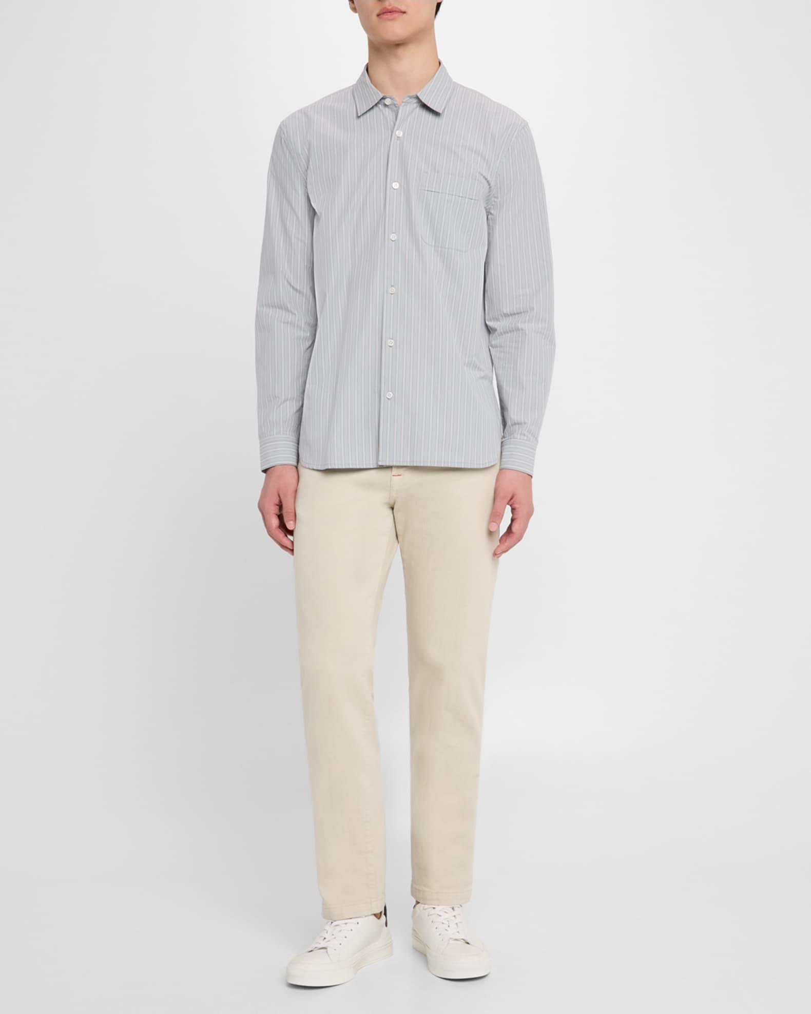 Men's Radovan Striped Supima Poplin Sport Shirt Product Image