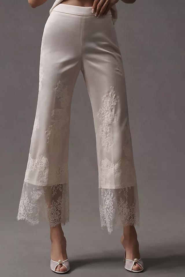 BHLDN Lace Ankle Flare Pants Product Image