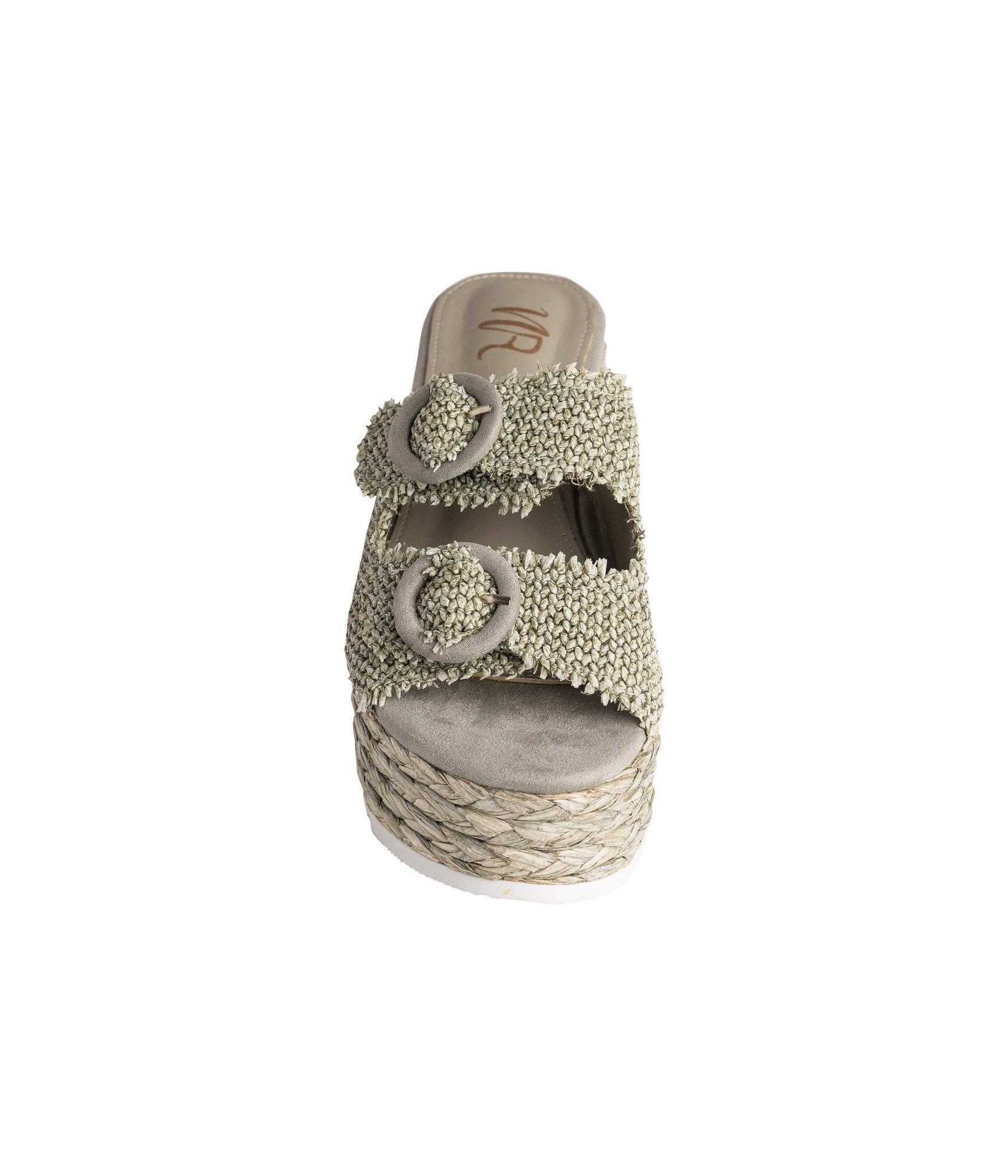 Eriwen Buckle Wedge in Teal (Online Exclusive) Product Image