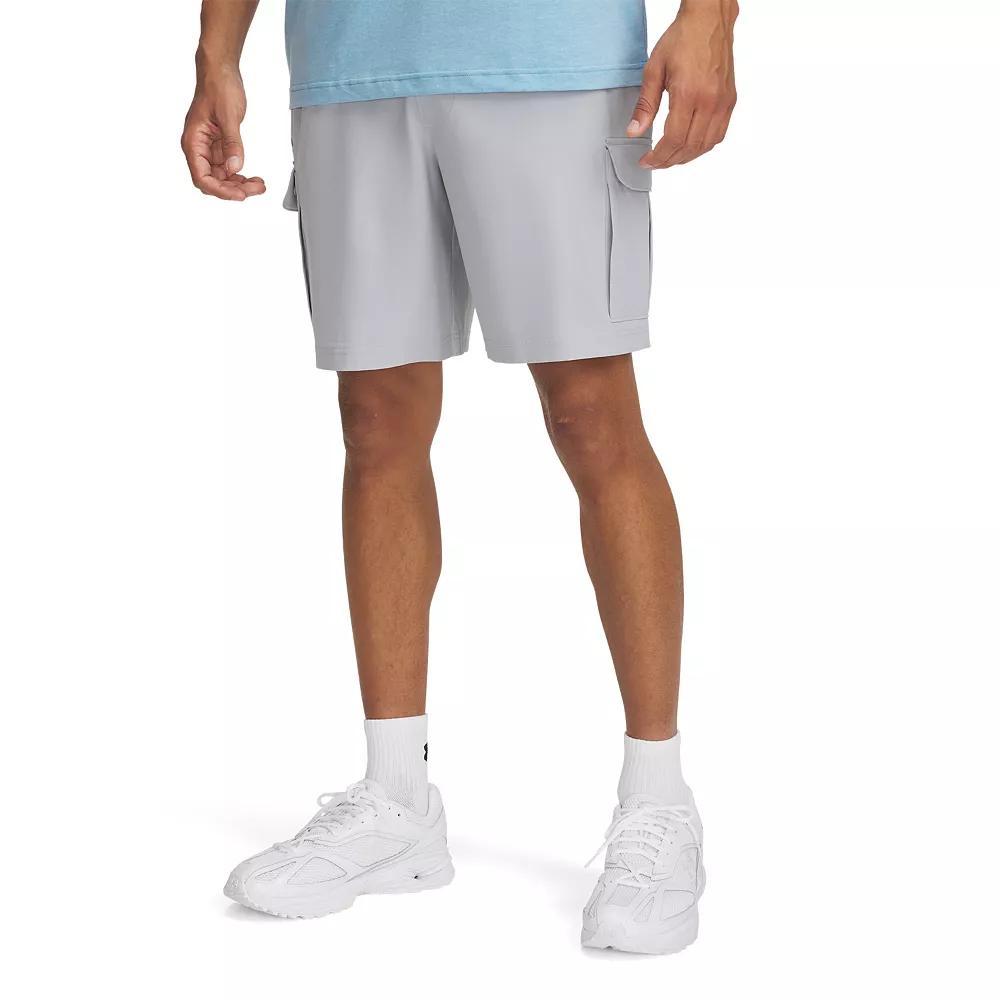 Men's Under Armour Vibe Woven Cargo Shorts, Size: XL, Mod Gray Product Image