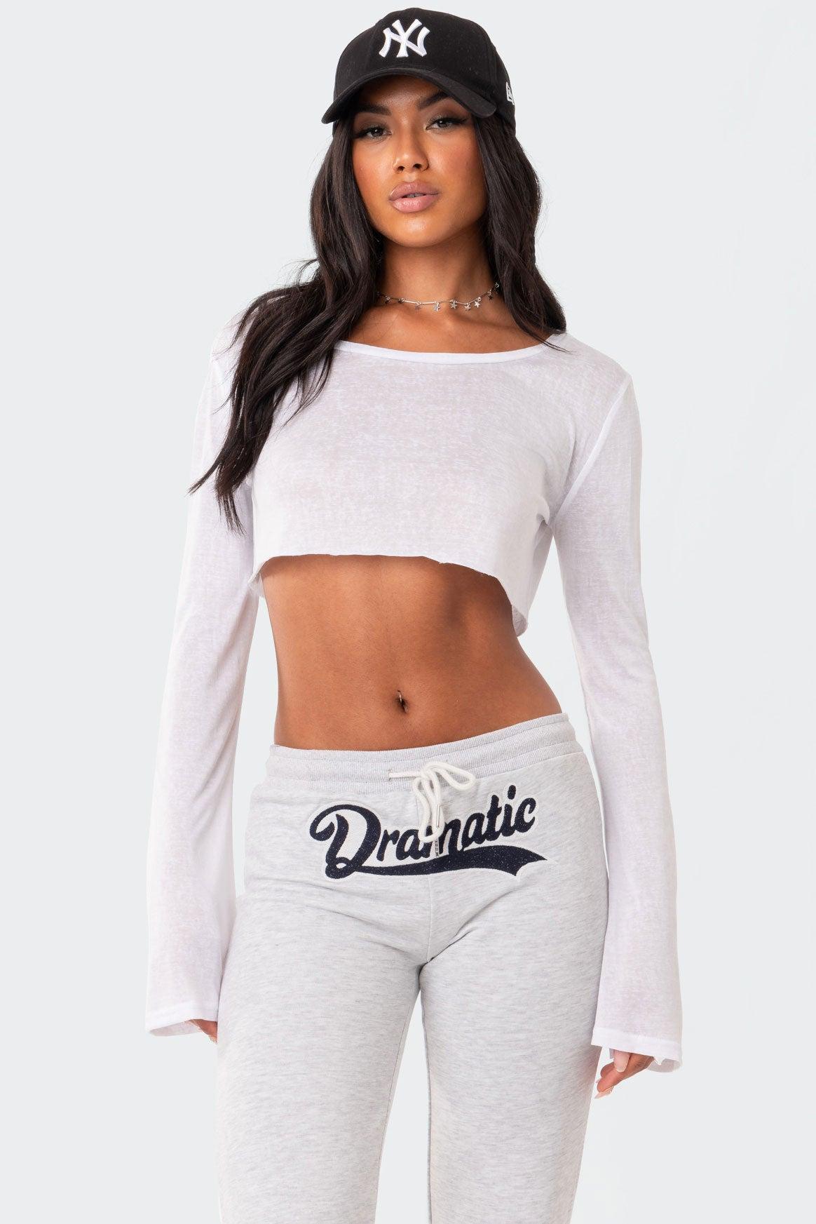 Dramatic Low-Rise Sweatpants Product Image