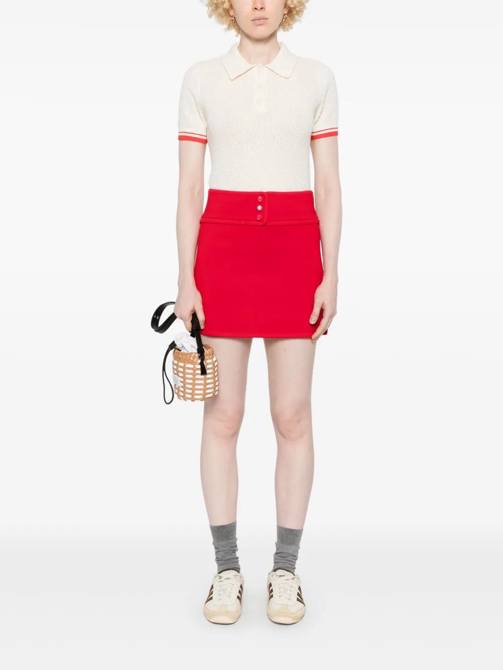 knitted mini skirt  Product Image
