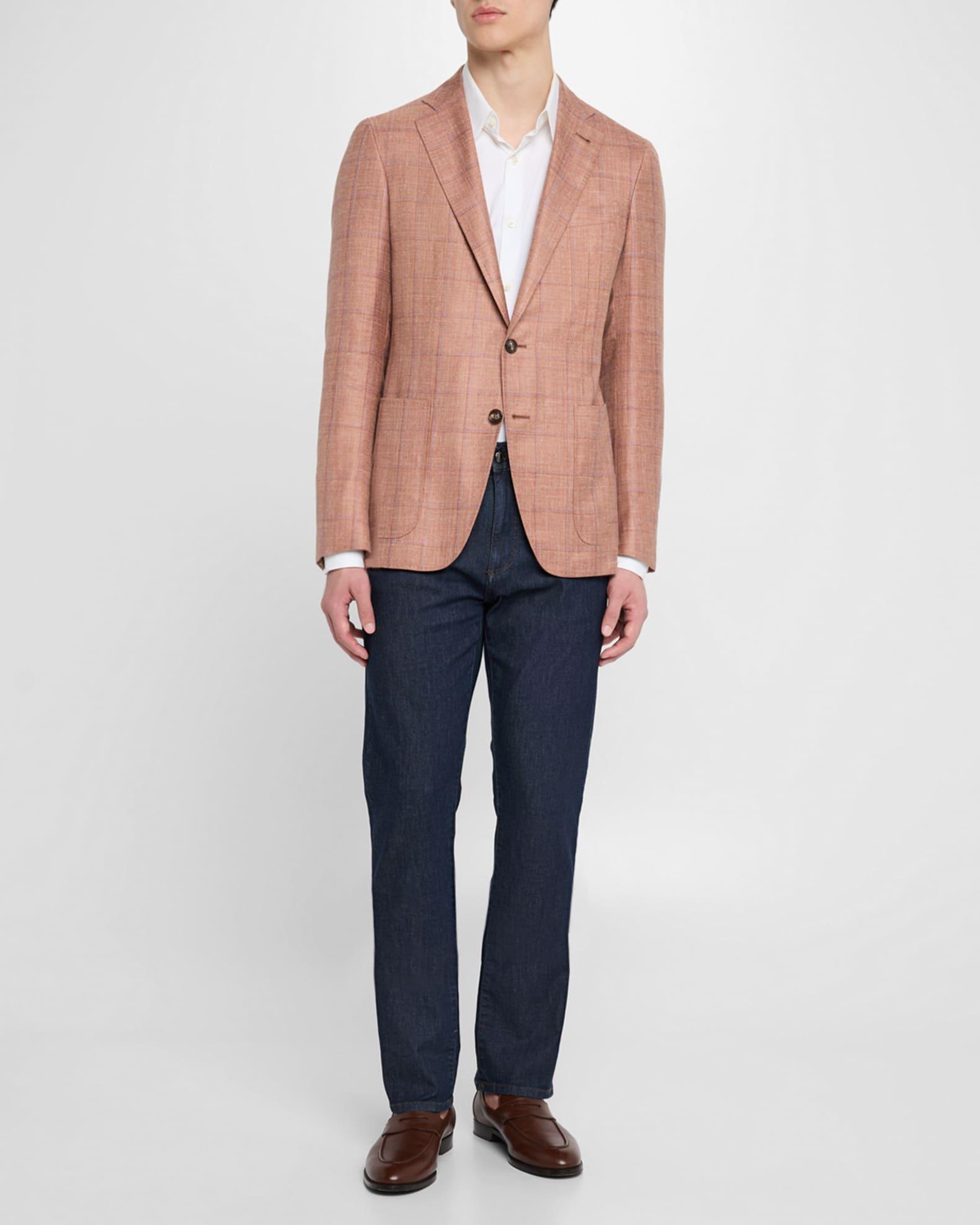 Men's Windowpane Sport Coat Product Image