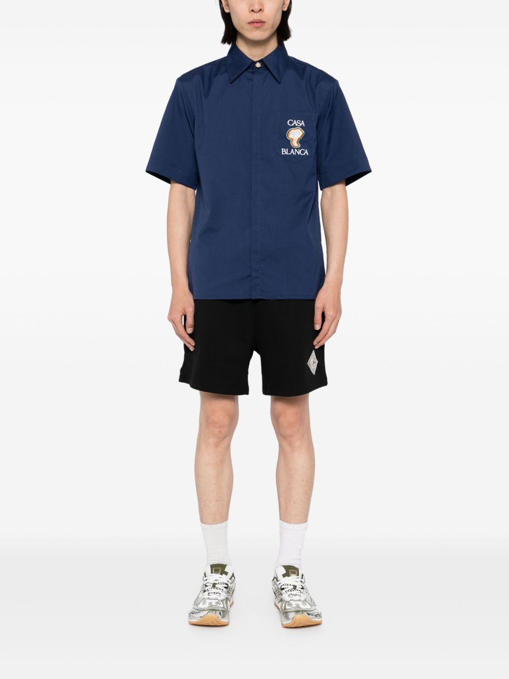 embroidered logo shirt Product Image