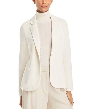 Majestic Filatures Fitted Linen Blazer Product Image