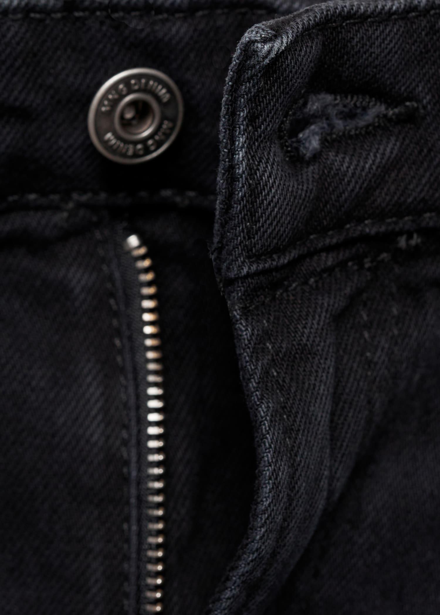 Moby straight-fit black jeans - Men | MANGO USA Product Image