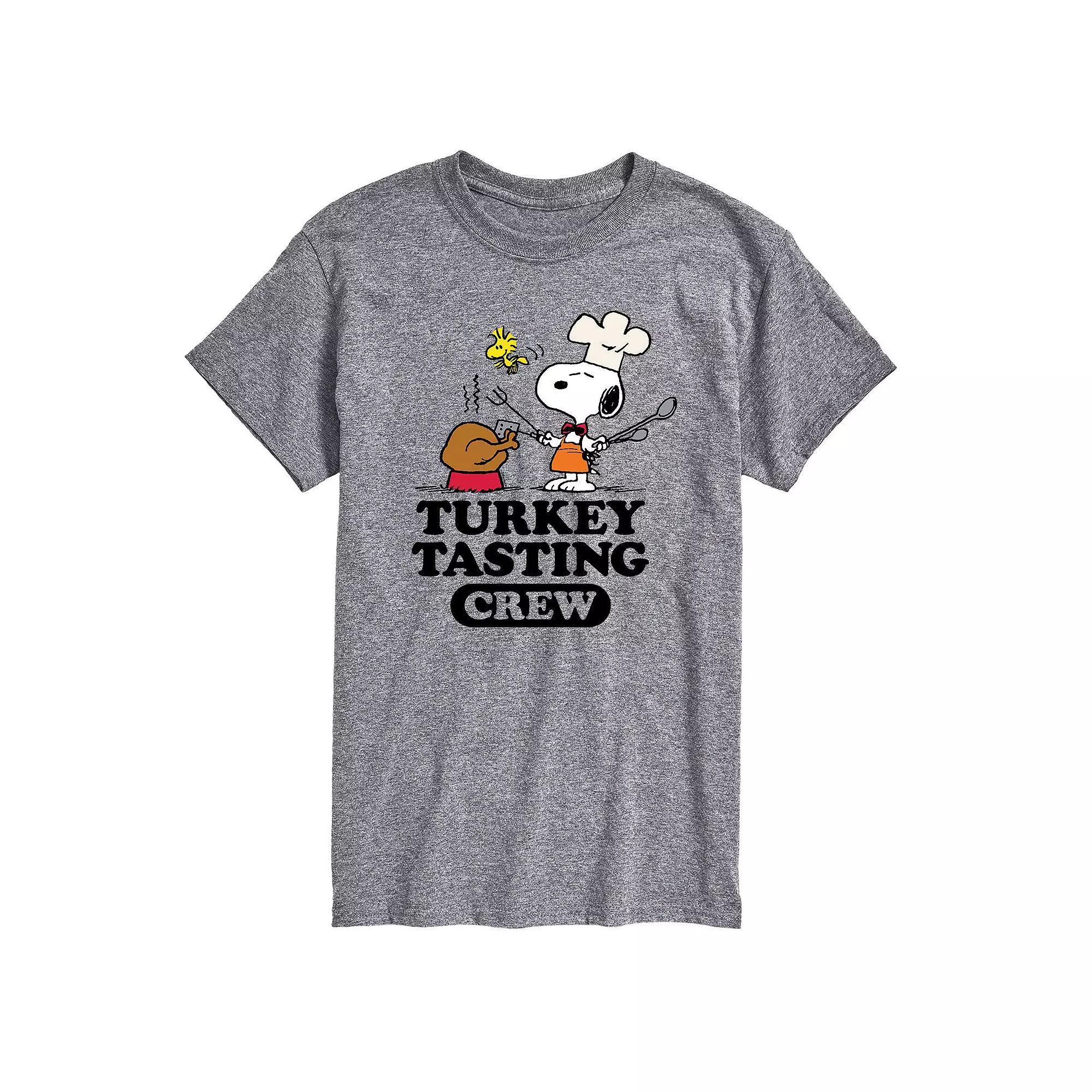 Big & Tall Peanuts Turkey Tasting Crew, Mens Product Image