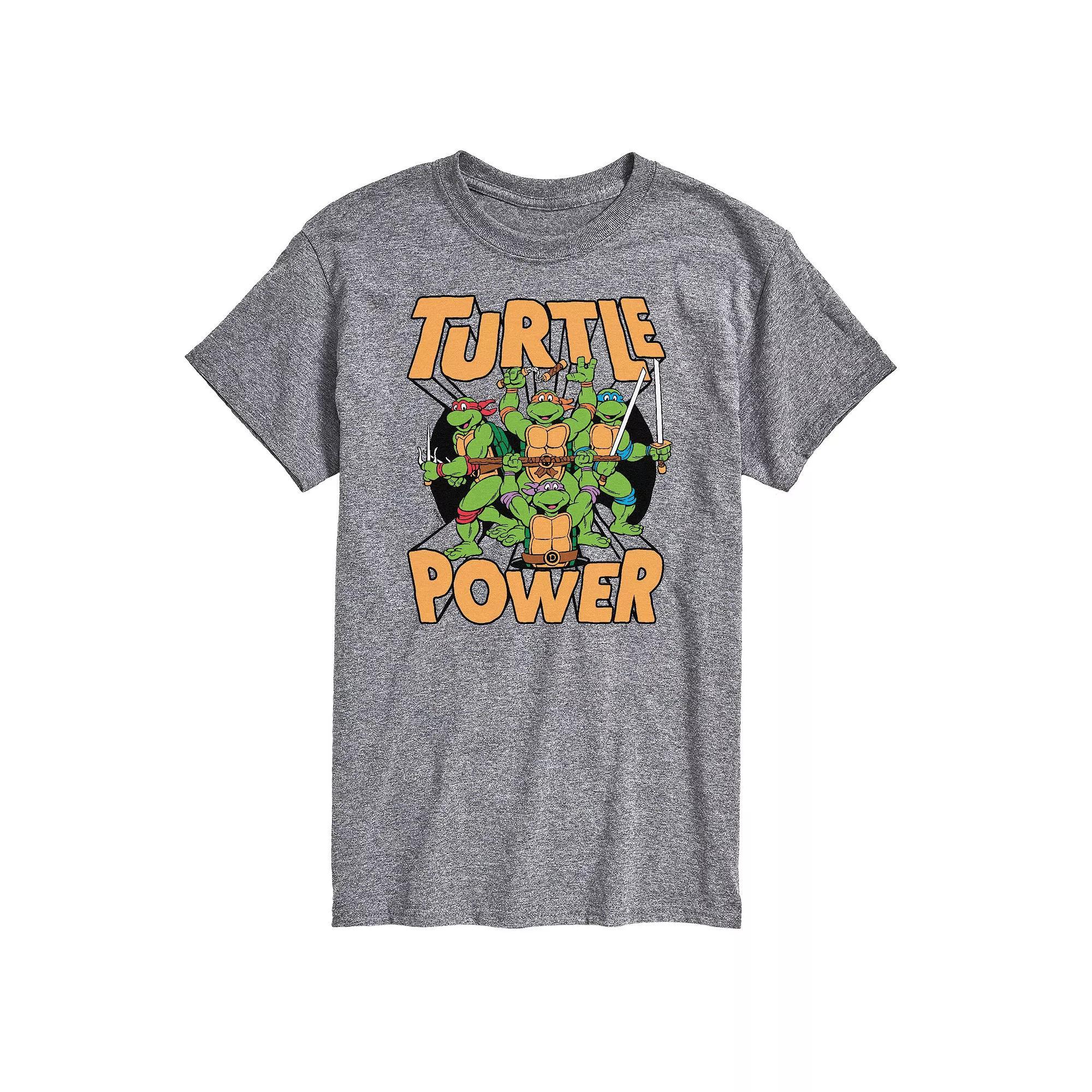 Big & Tall TMNT Turtle Power Graphic Tee, Mens Product Image