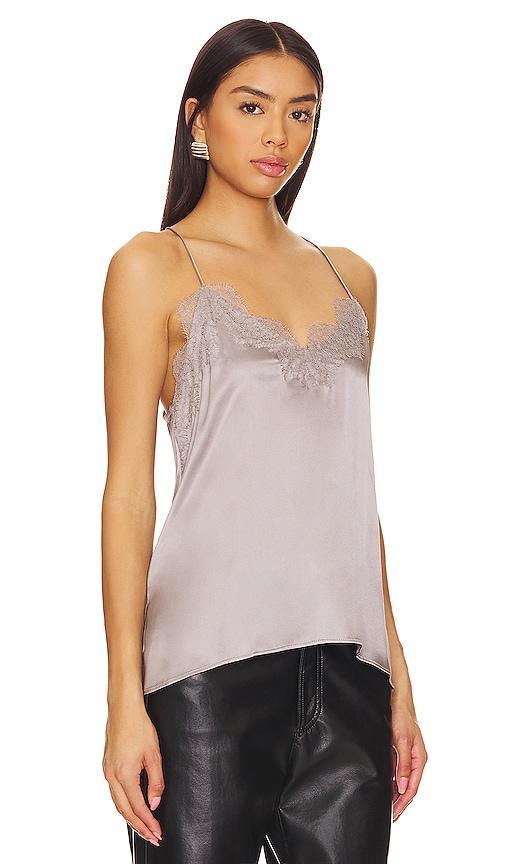 Womens Racer Silk Charmeuse Camisole Product Image