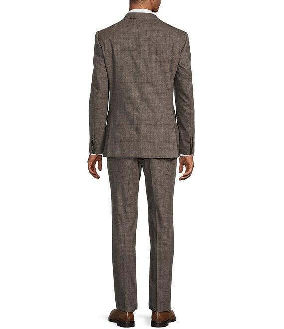 Hickey Freeman Modern Fit Plaid Print 2-Piece Suit Product Image