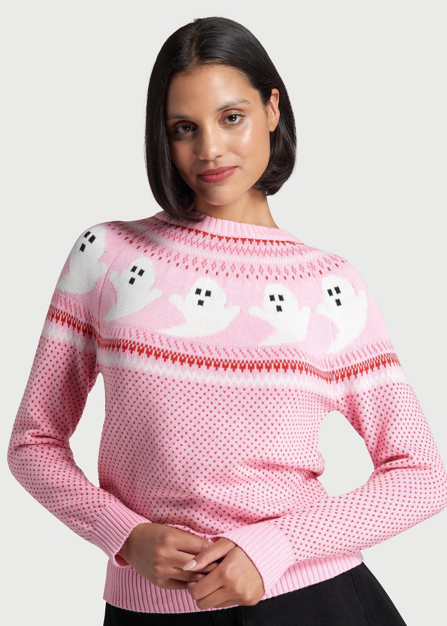 You've Been Ghosted Fair Isle Sweater Product Image