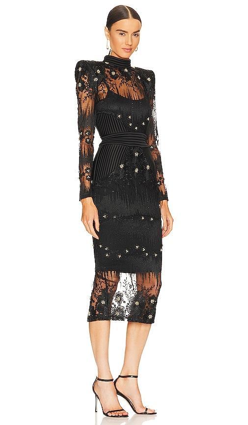Womens LArtiste Embellished Midi-Dress Product Image