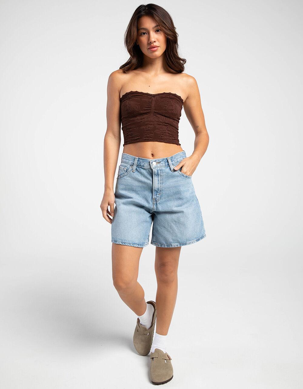 LEVI'S Premium High Rise Baggy Womens Shorts - Far And Wide Product Image