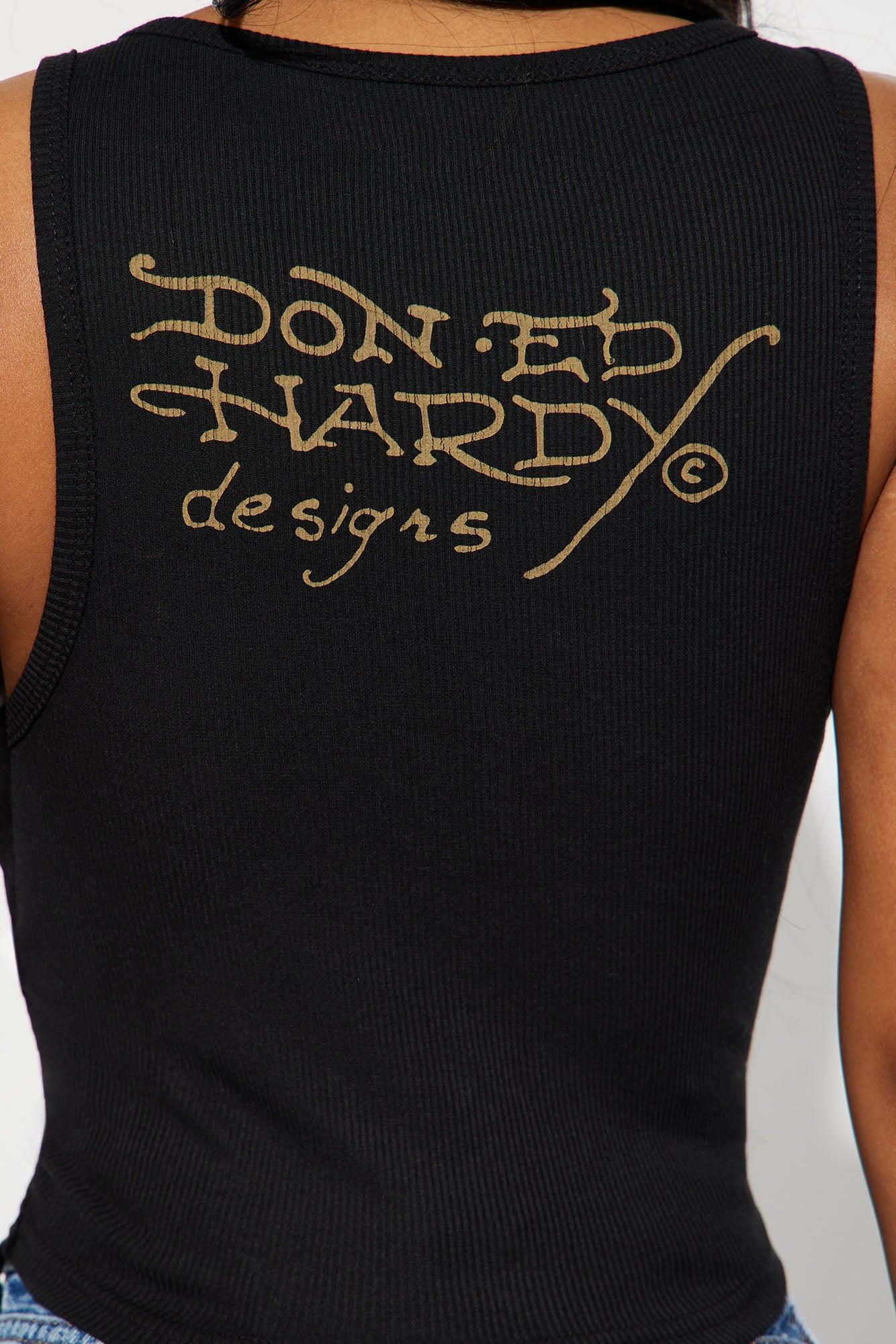 Ed Hardy True Love Tank Top - Black Product Image