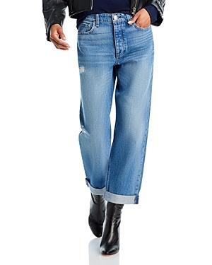 rag & bone Dre Low-Rise Cuffed Baggy Jeans in Meyer Product Image