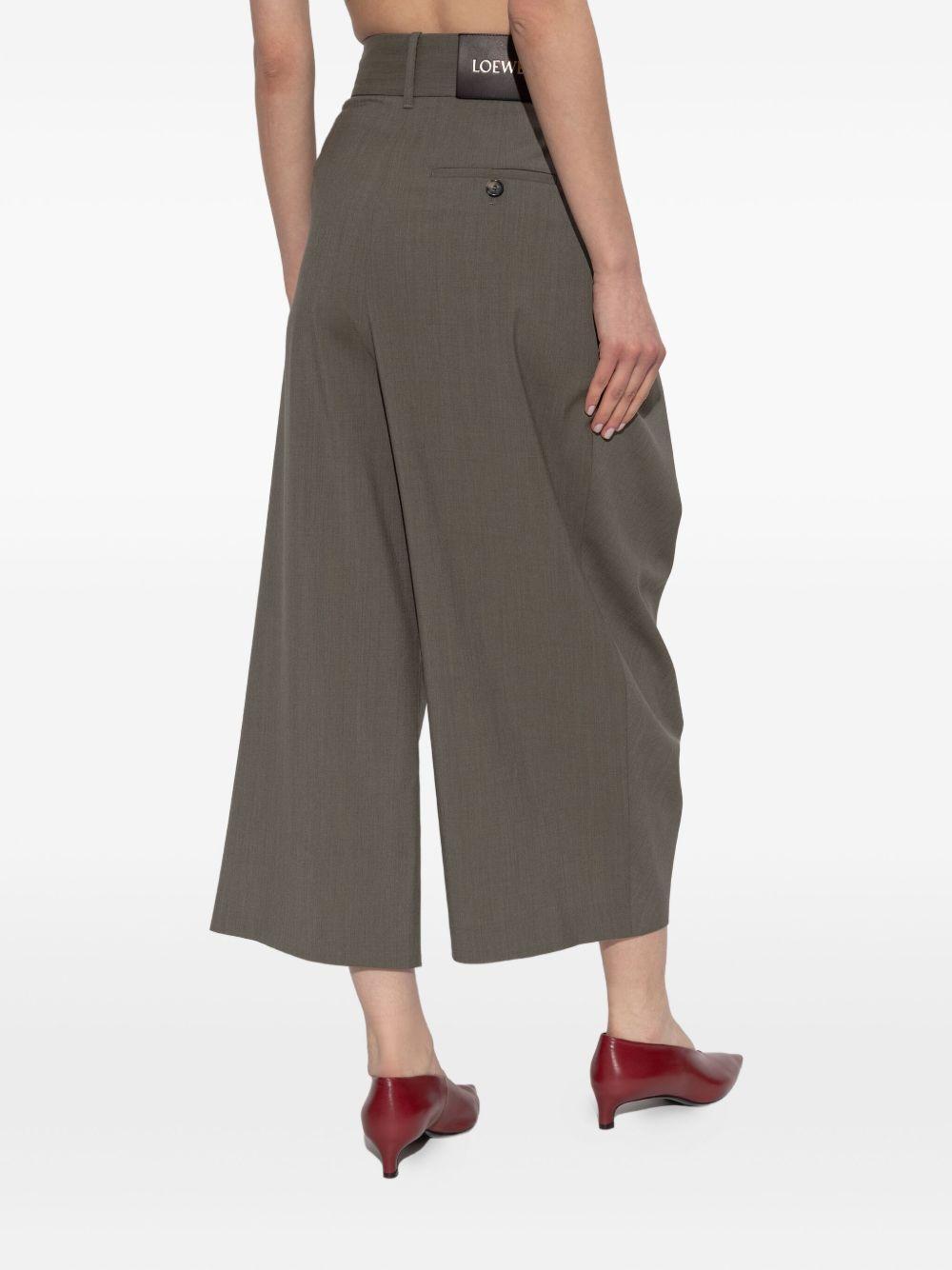 pleated wrap trousers Product Image