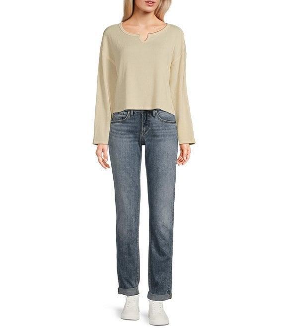 Billabong Mai Tai Long Sleeve Rib Knit Top Product Image