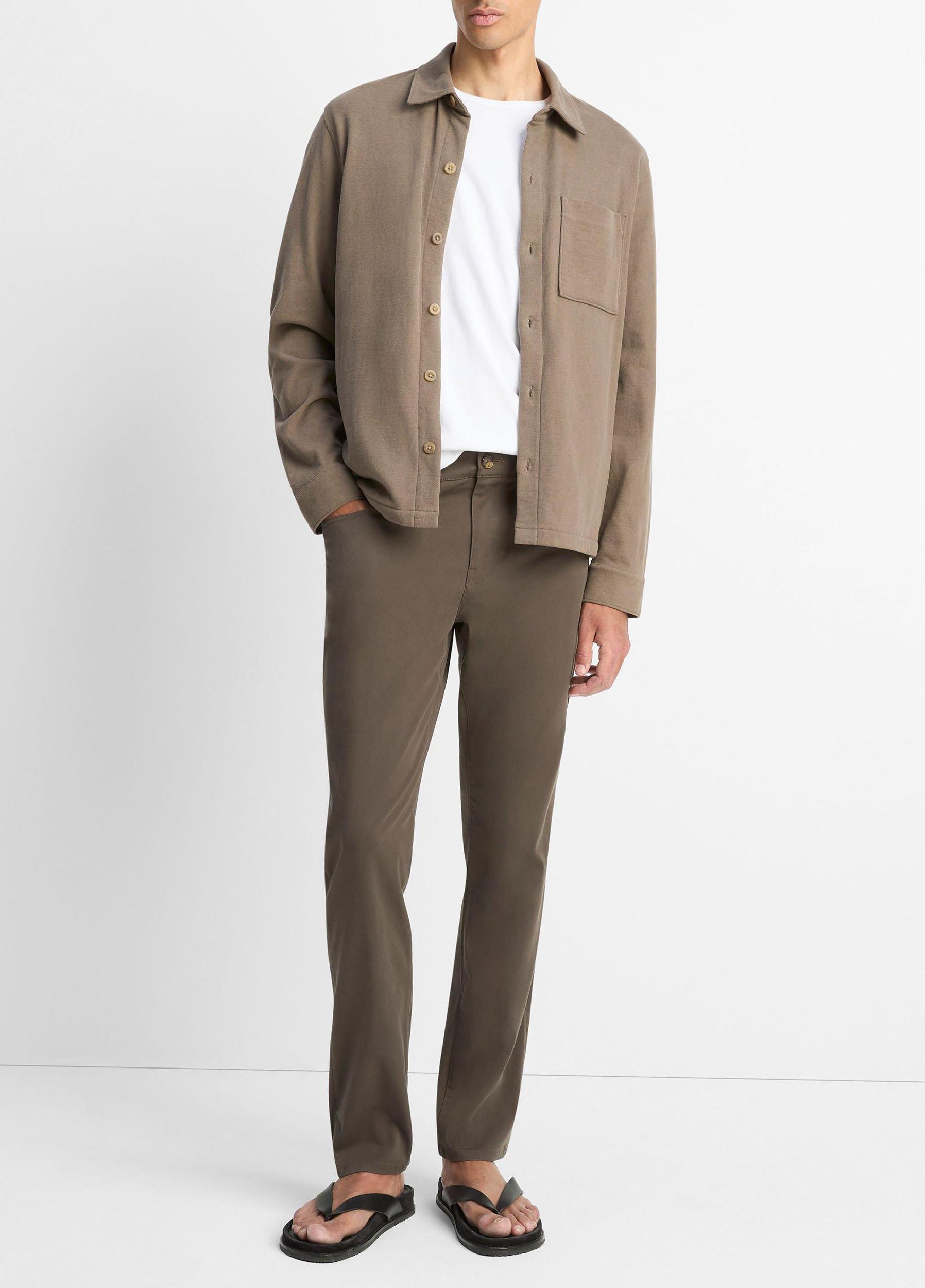 Heavy Sueded Cotton Shirt Jacket Product Image