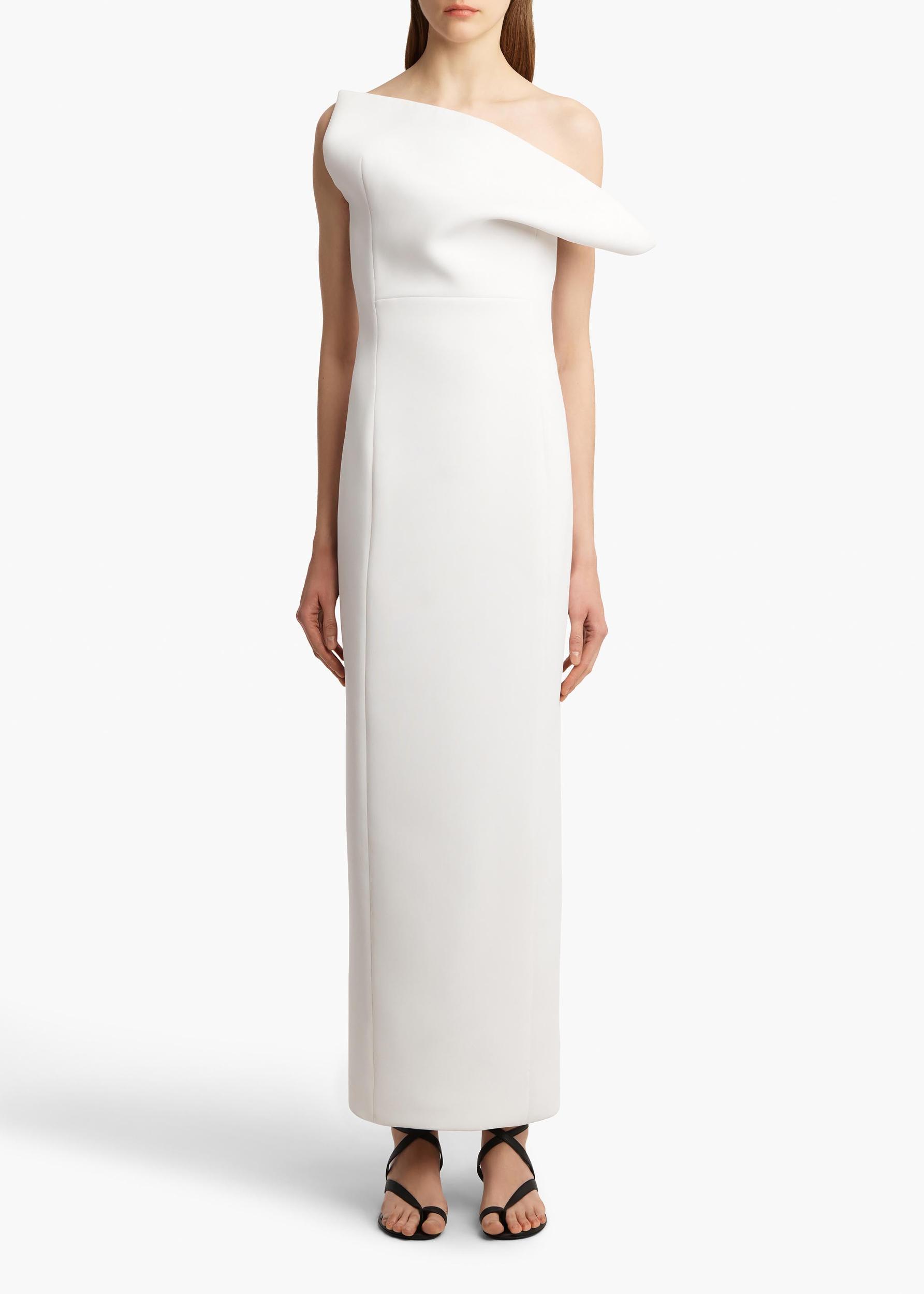Cato Dress in Chalk Product Image