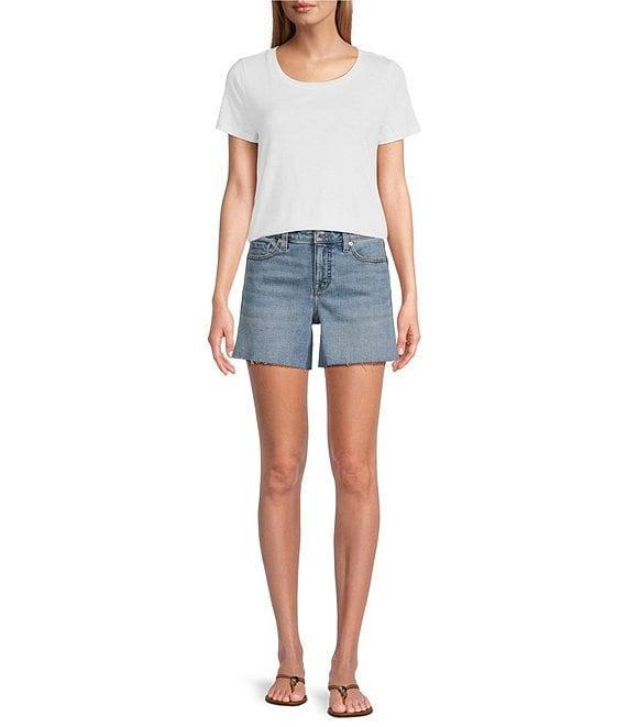 Tommy Bahama Leila Mineral Wash Twill Collared Long Sleeve Button-Front Denim Jacket Product Image