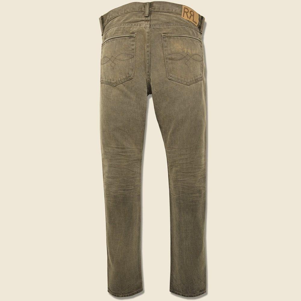 Slim Fit Jean - Distressed Brown Product Image