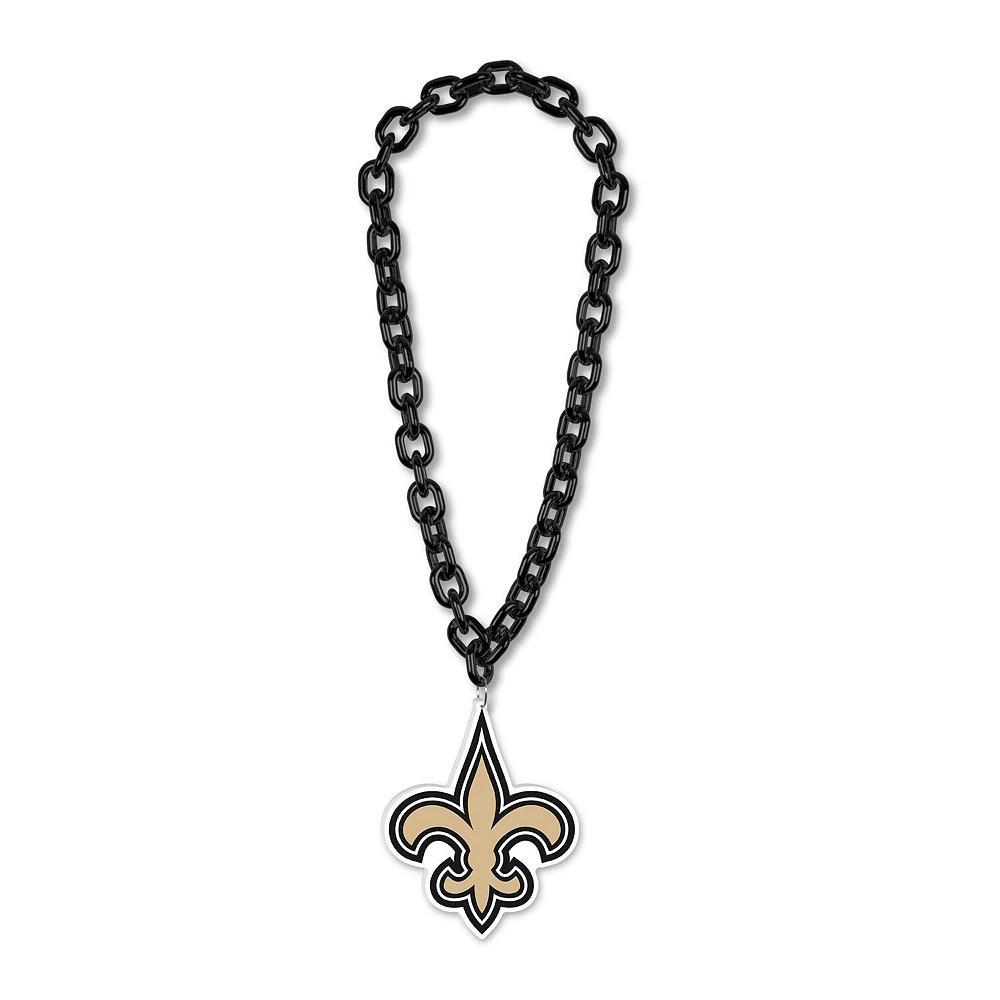 WinCraft New Orleans Saints Big Chain Logo Necklace, Men's, Team Product Image