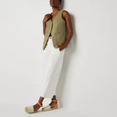 a.n.a Drapey Twill Womens Vest Product Image