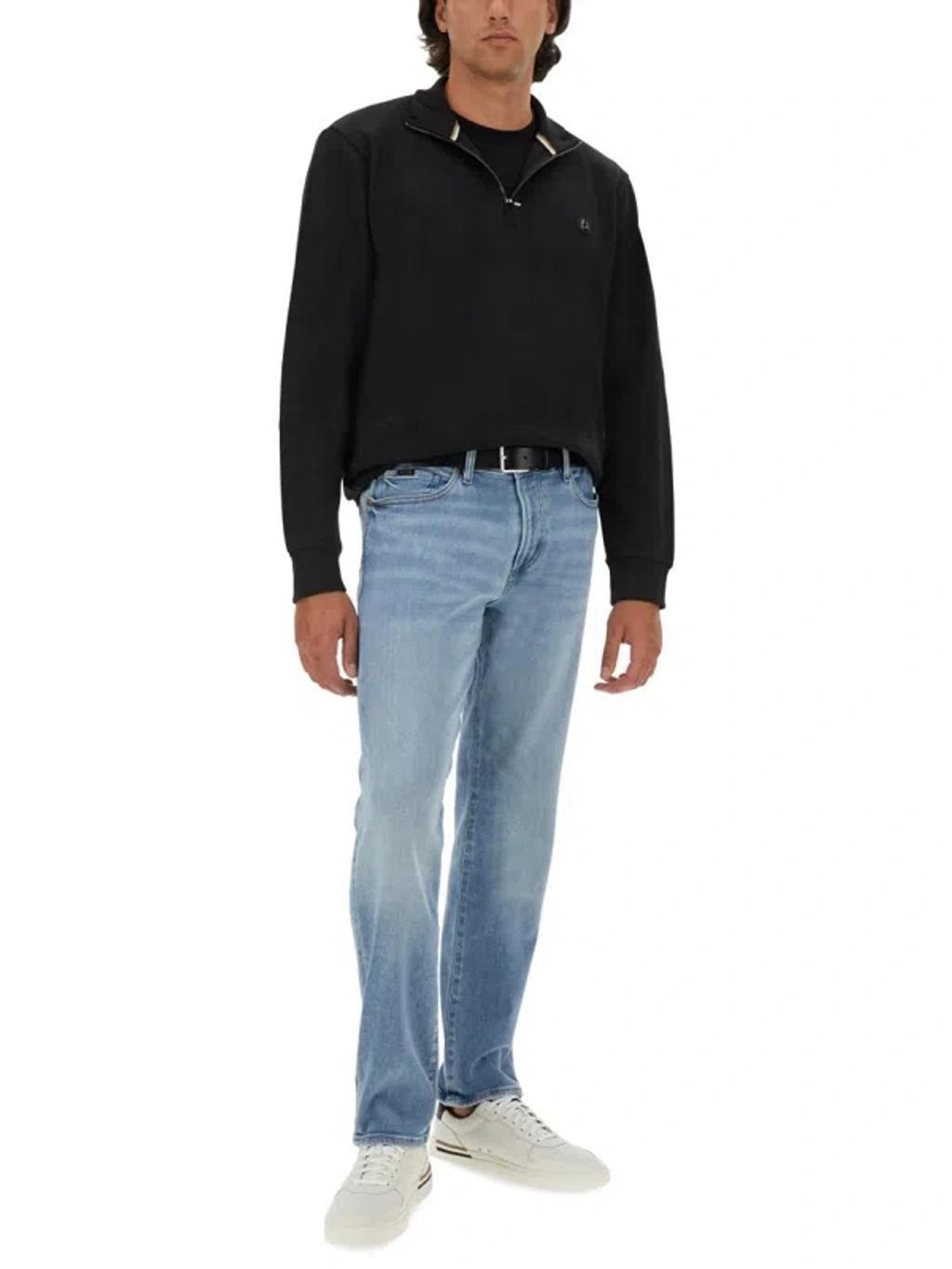 HUGO BOSS Boss Sweatshirt With Logo In Black Product Image