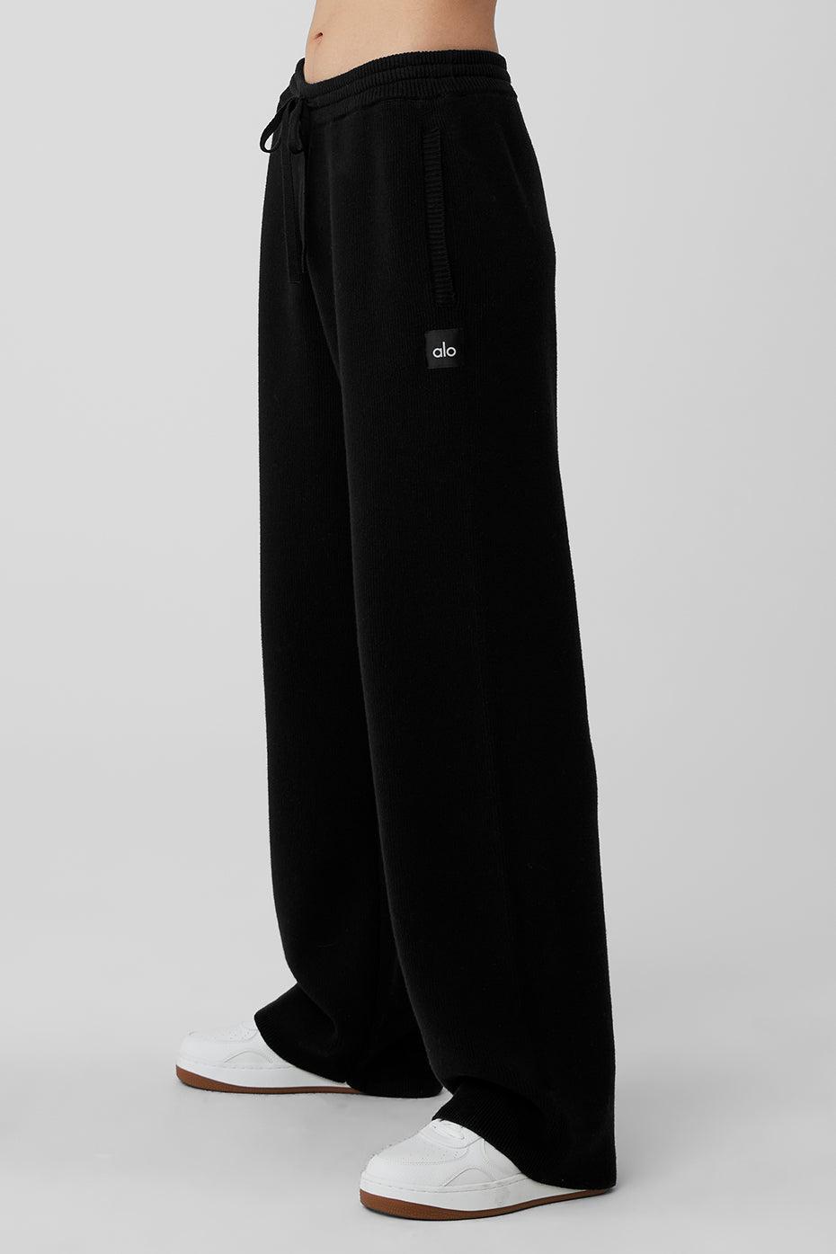 Scholar Straight Leg Sweatpant - Black Product Image