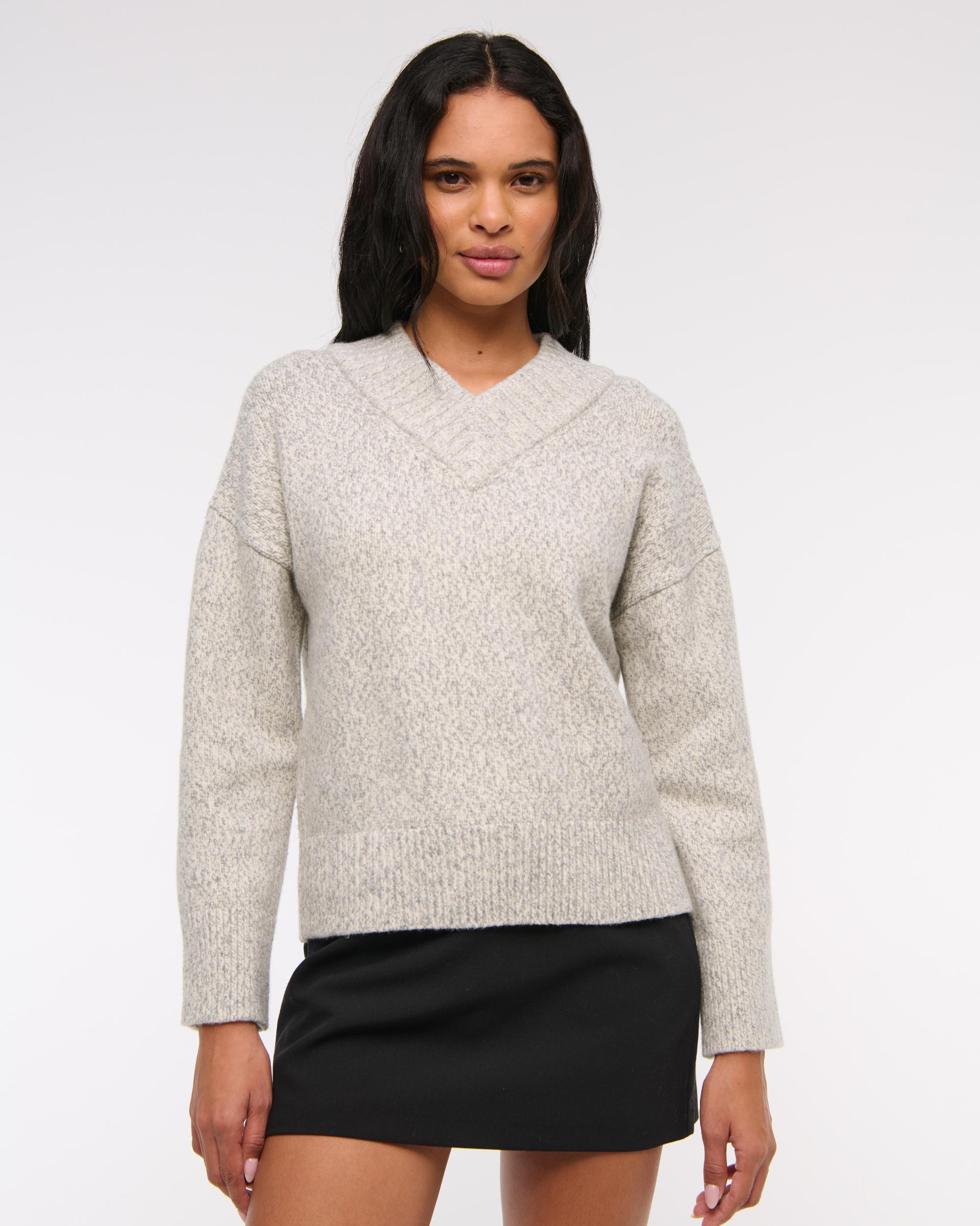 High V-Neck Sweater Product Image