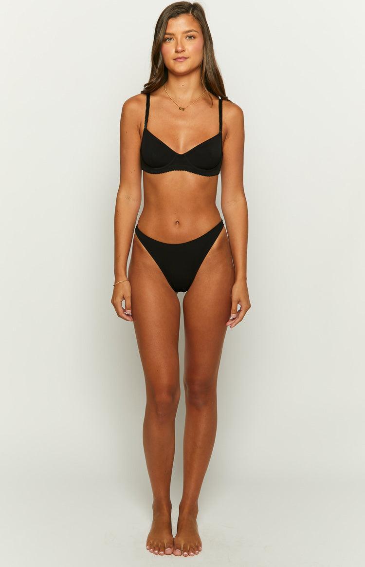 Emma Black Mesh Bra Product Image