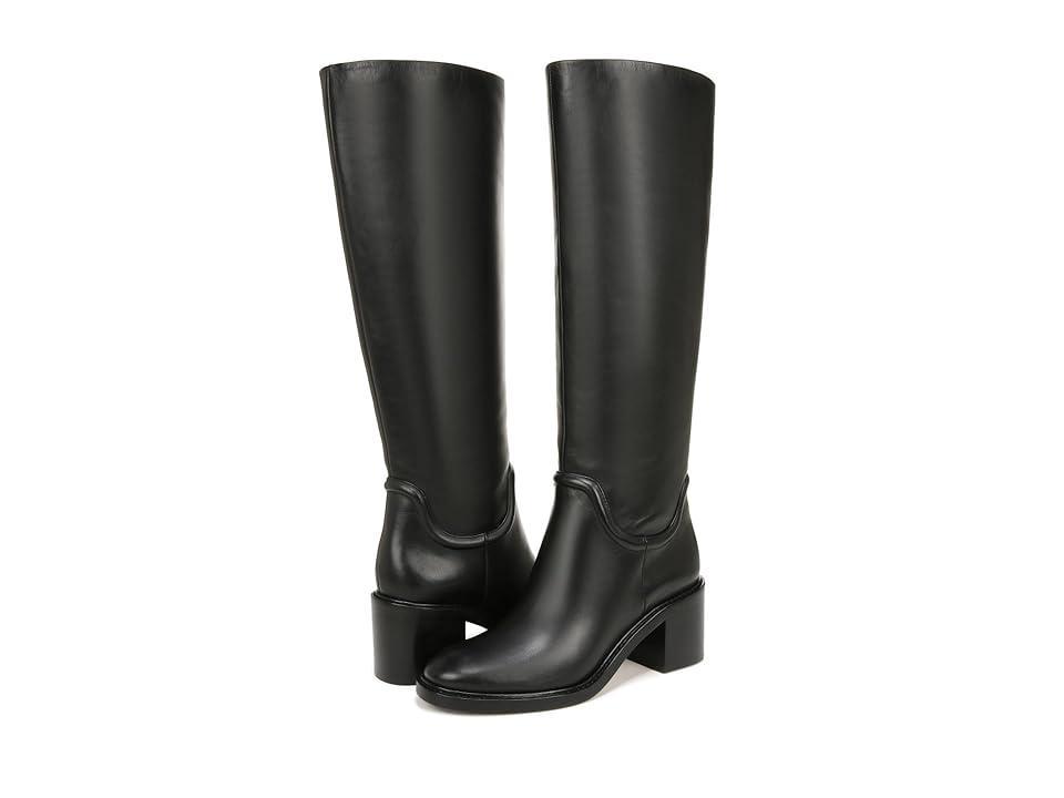 Fabian Block-Heeled Leather Boots Product Image