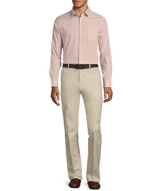 Murano From The Garden Collection Solid Pieced Long Sleeve Woven Shirt Product Image