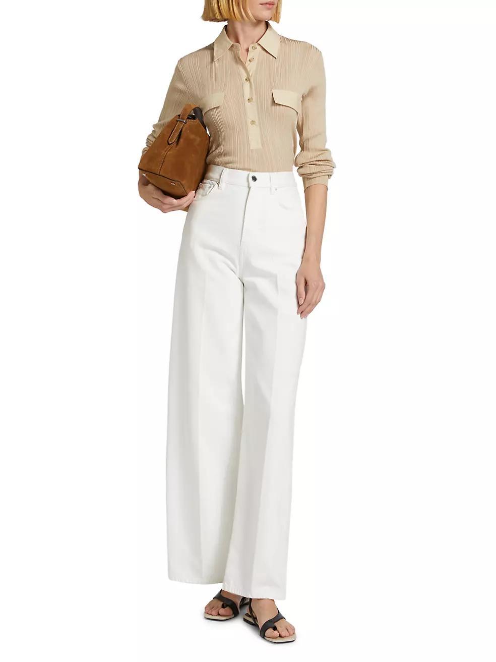 Rib-Knit Slim-Fit Shirt Product Image