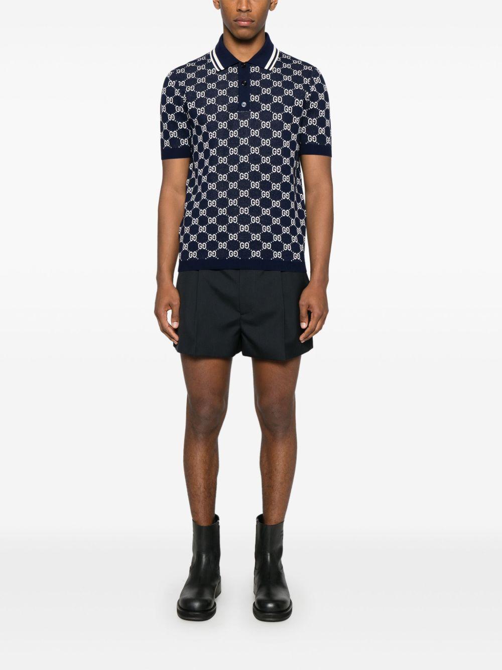GG-jacquard polo shirt Product Image