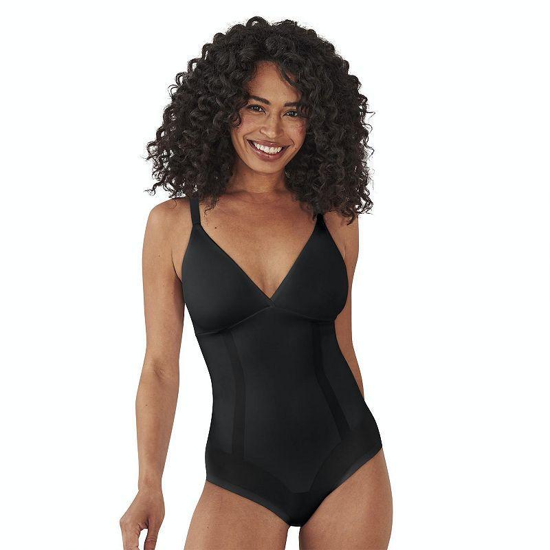 Bali Ultimate Smoothing Firm Control Shapewear Bodysuit S105, Women's, Size: XXL, Black Product Image