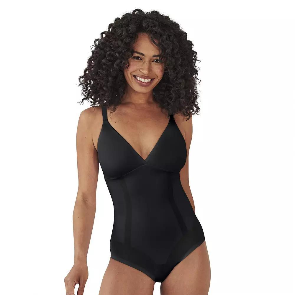 Bali Ultimate Smoothing Firm Control Shapewear Bodysuit S105, Women's, Size: XXL, Black Product Image