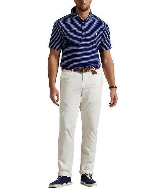 Polo Ralph Lauren Big & Tall Classic Fit Soft Cotton Stripe Short Sleeve Polo Shirt Product Image