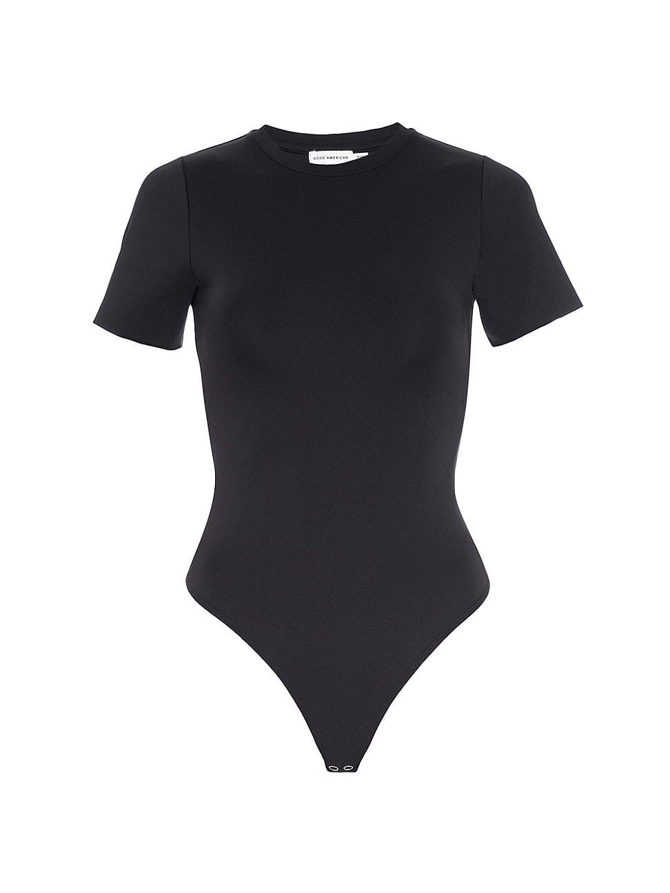 Good American Short Sleeve Scuba Bodysuit Product Image