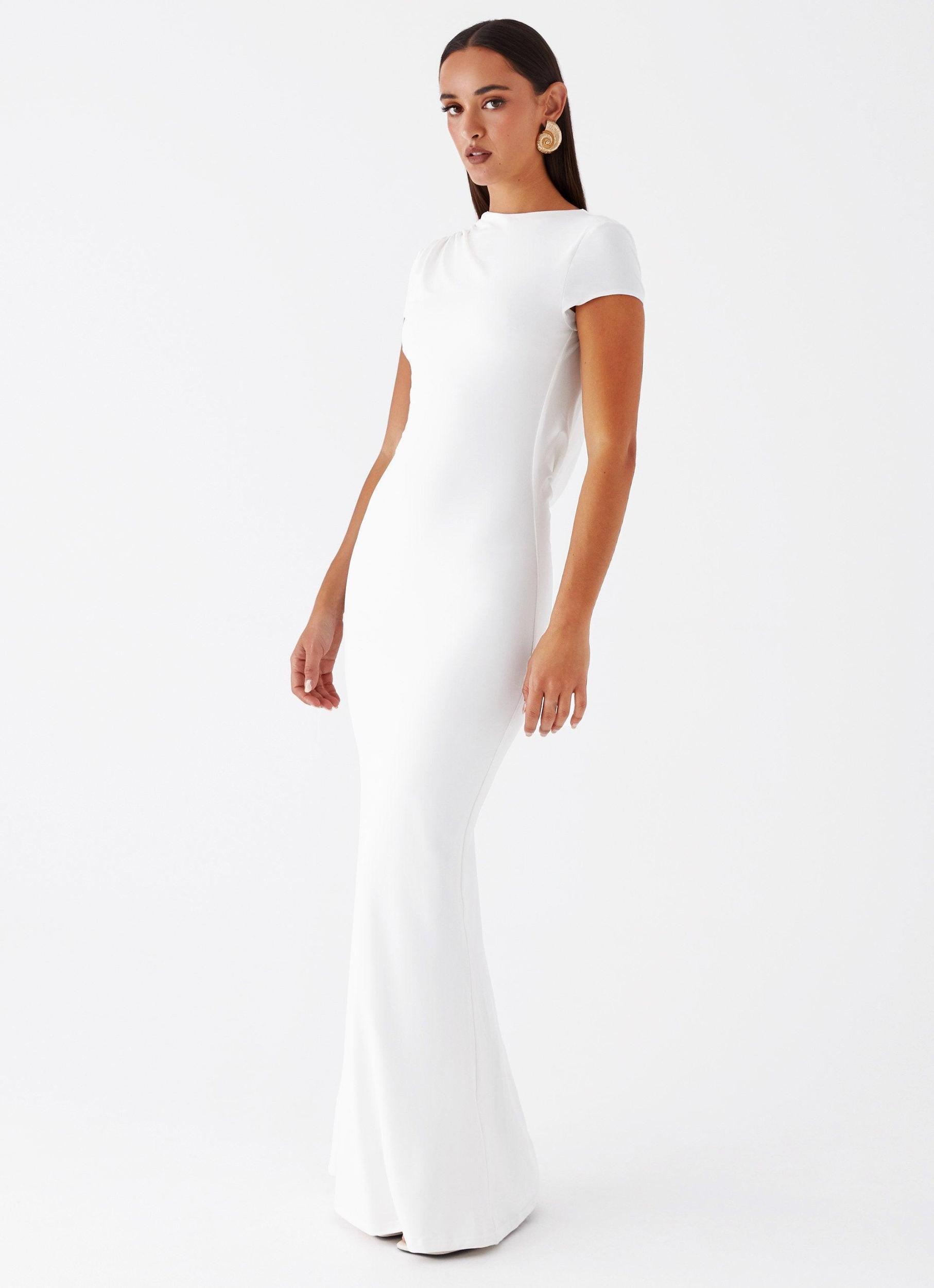 Imogen Maxi Dress - White Girls Product Image